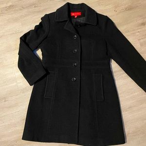 Medium length Anne Klein Charcoal Gray Peacoat size L